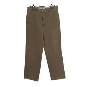 TIMBERLAND Men’s Cotton Casual Pants Olive Army Green 34 / 34